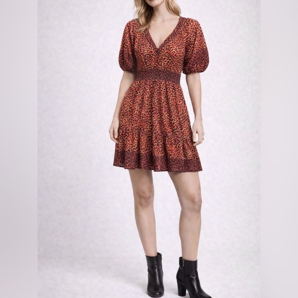 Betsy Johnson Vintage Animal Print Mini Dress